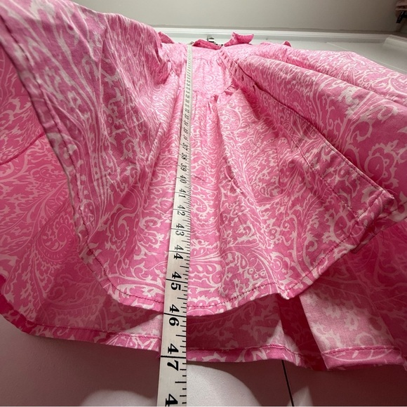 Crown & Ivy - Pink Paisley Button-Down Maxi dress - Small - Picture 8 of 10